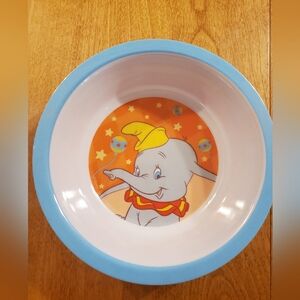 Disney Store Exclusive Rare Dumbo The Flying Elephant Plastic Bowl